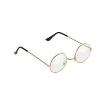Lunettes dorées Père Noël pour Adulte