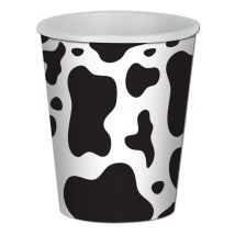 8 Gobelets en carton peau de vache 266 ml - Couleur Multicolore