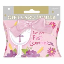 Pochette cadeau communion pour Fille - Couleur Rose