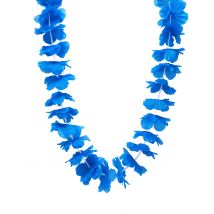 Collier hawaï bleu
