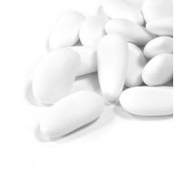 Dragées amandes couleur blanc 500 gr - Couleur Blanc