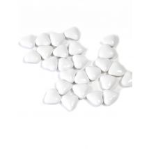 Dragées mini coeur chocolat couleur blanc 250 gr - Couleur Blanc