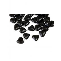 Dragées mini coeur chocolat couleur noir 250 gr - Couleur Noir