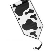Chemin de table vache 28 cm x 1,8 m - Couleur Noir