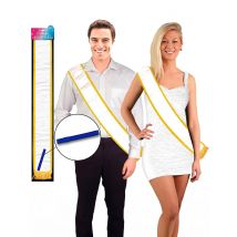 Écharpe à personnaliser pour Adulte - Couleur Blanc