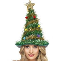 Chapeau sapin décoré pour Adulte Noël