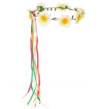 Couronne de fleurs - Couleur Jaune