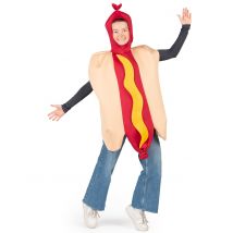 Déguisement hot dog pour Adulte - Couleur Multicolore