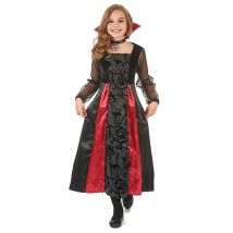 Déguisement Vampire pour Fille - Couleur Multicolore - Taille L 10-12 ans (130-140 cm)