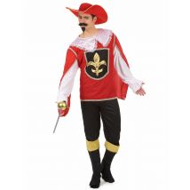 Déguisement mousquetaire pour Homme - Couleur Multicolore - Taille L