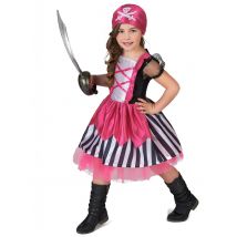 Déguisement pirate robe rose pour Fille - Taille M 7-9 ans (120-130 cm)