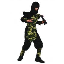 Déguisement ninja militaire pour Garçon - Couleur Multicolore - Taille M 7-9 ans (120-130 cm)