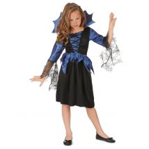 Déguisement reine araignée pour Fille - Couleur Multicolore - Taille L 10-12 ans (130-140 cm)