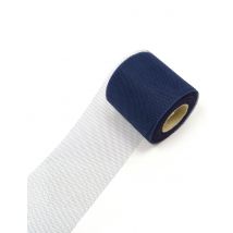 Rouleau de tulle bleu marine 20 mètres - Couleur Bleu foncé