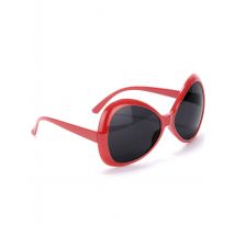 Lunettes disco pour Adulte rouge - Couleur Rouge