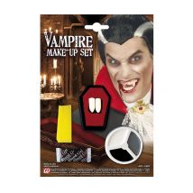 Set maquillage vampire pour Adulte Halloween - Couleur Noir