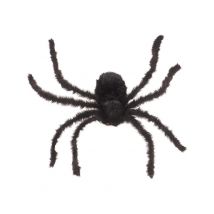 Araignée géante modelable Halloween 75 cm - Couleur Noir