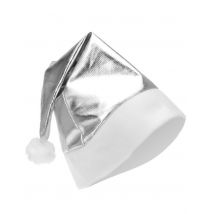 Bonnet métallisé argent pour Adulte Noël - Couleur Argent
