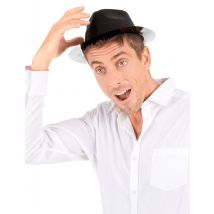 Chapeau pailleté noir pour Adulte