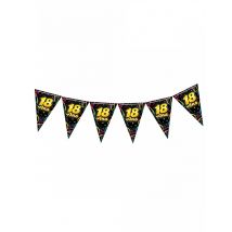 Guirlande fanions anniversaire 18 ans - Couleur Multicolore