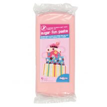 Pâte à sucre sans gluten rose 250 g - Couleur Rose