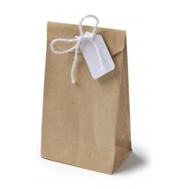 6 Petits sachets kraft 7,5 x 12,5 cm - Couleur Marron