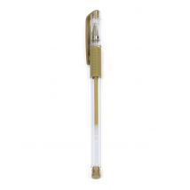 Stylo gel or - Couleur Or