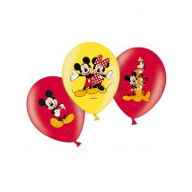 6 Ballons latex Mickey - Couleur Multicolore