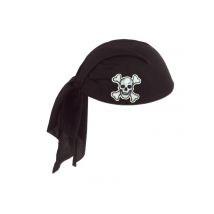 Chapeau bandana noir pirate pour Adulte