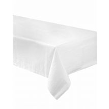 Nappe blanche en papier doublée 137 x 274 cm - Couleur Blanc