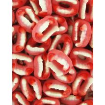 Bonbons dentiers vampire Halloween 1 kg - Couleur Rose