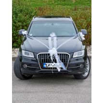 Kit de décoration voiture luxe - Couleur Blanc