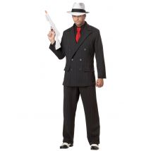 Déguisement de Gangster pour Homme - Couleur Noir - Taille M