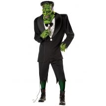 Déguisement frankenstein pour Adulte - Couleur Vert