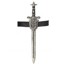 Epée de Chevalier en plastique et ceinture
