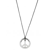 Collier hippie en plastique pour Adulte - Couleur Argent