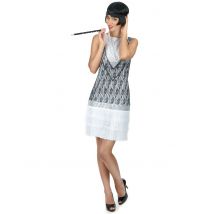 Déguisement charleston blanche pour Femme - Taille S