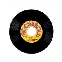 Disque vinyle géant 48 cm - Couleur Noir