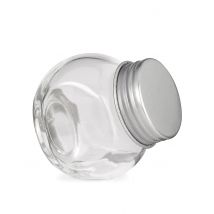 Petit bocal en verre avec couvercle en acier 5 cm - Couleur Transparent