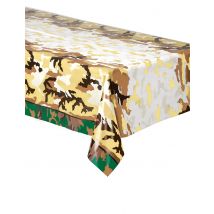 Nappe en plastique militaire 137 x 213 cm - Couleur Marron