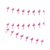 Guirlande petits flamants roses 3 m - Couleur Rose