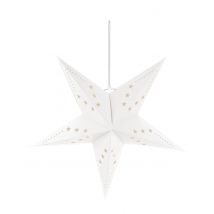 Suspension étoile blanche 60 cm - Couleur Blanc