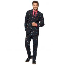Costume Mr. Pac-Man pour Homme Opposuits - Couleur Noir - Taille M (EU 48-50)