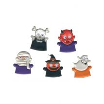 Marionnettes de doigts petits monstres - Couleur Multicolore