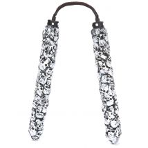 Nunchaku squelette pour Adulte luxe - Couleur Gris