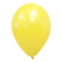 50 Ballons jaunes 30 cm - Couleur Jaune