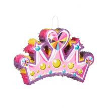 Piñata diadème de princesse 61 x 41 cm - Couleur Multicolore