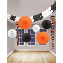 Kit de 9 décorations Halloween Tendance - Couleur Multicolore