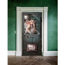 Décoration de porte psychiatrique - Couleur Gris