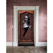Décoration de porte confessionnal Halloween - Couleur Gris